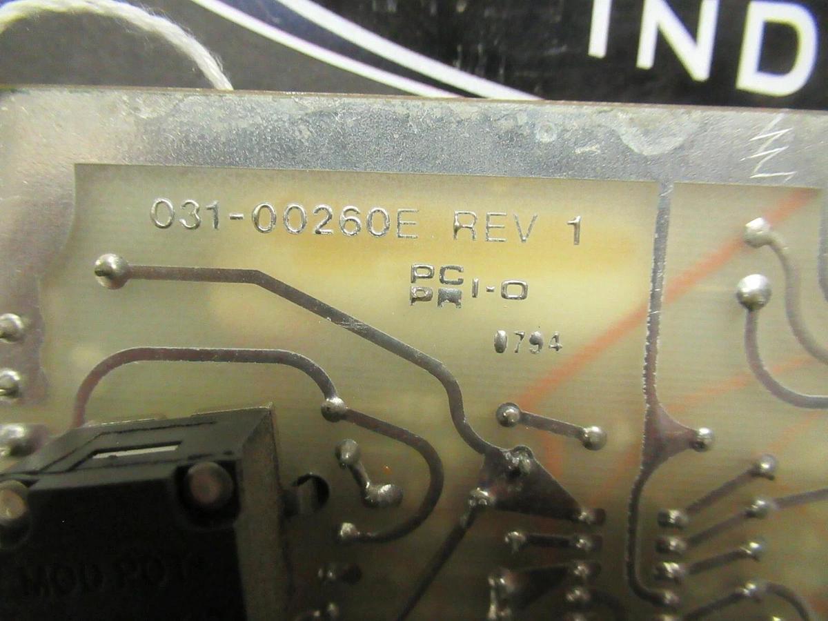 Used YORK CHILLER STARTER CONTROL BOARD 031-00260E-001 REV 1 / 031-00260E110 REV. Y