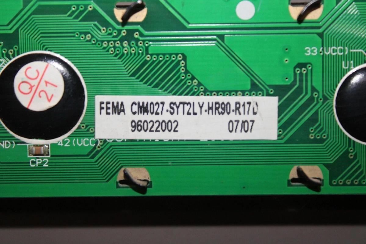 Used YORK KEYPAD CHILLER CONTROL PANEL YK-024-34930-000 CM4027-SYT2LY-HR90-R17D