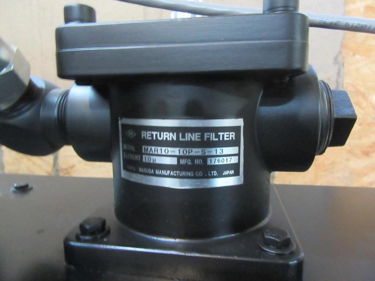 Used SANMOTION SERVO VARIABLE NACHI HYDRAULIC POWER UNIT PVS-2B PUMP 7.5 HP (5.5 KW)