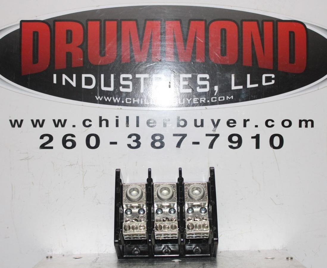 Used SQUARE D WIRE TERMINAL BLOCK 9080-LBC363106 300 AMP 600 VOLT 3-POLE **WARRANTY**