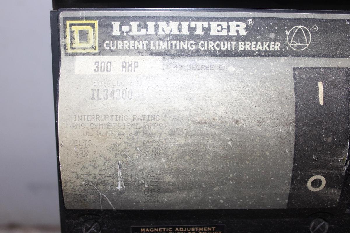 Used SQUARE D I-LINE CIRCUIT BREAKER MA36800 800 AMP 600 VAC 3-POLE