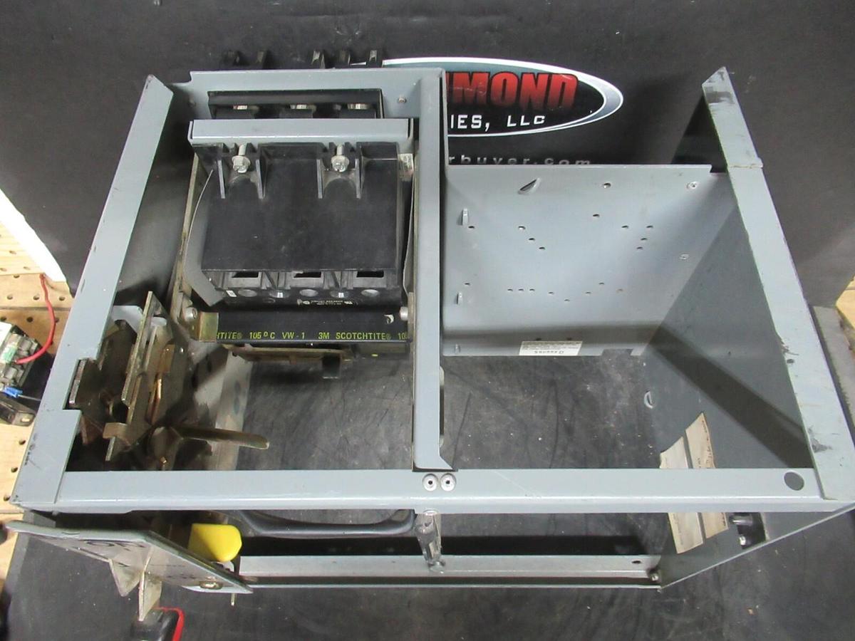 Used SQUARE D MCC MOTOR CONTROL FEEDER 12" MODEL 5 W/ FHP3603015M BREAKER 30 AMP