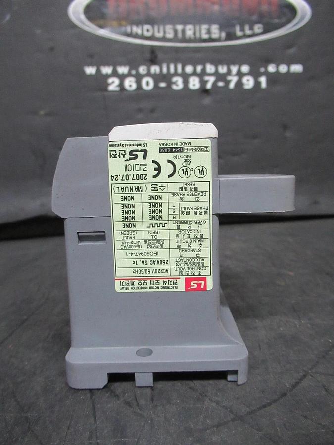 Used LS MOTOR PROTECTION RELAY GMP60T 220 VAC 6 AMP **WARRANTY INCLUDED**