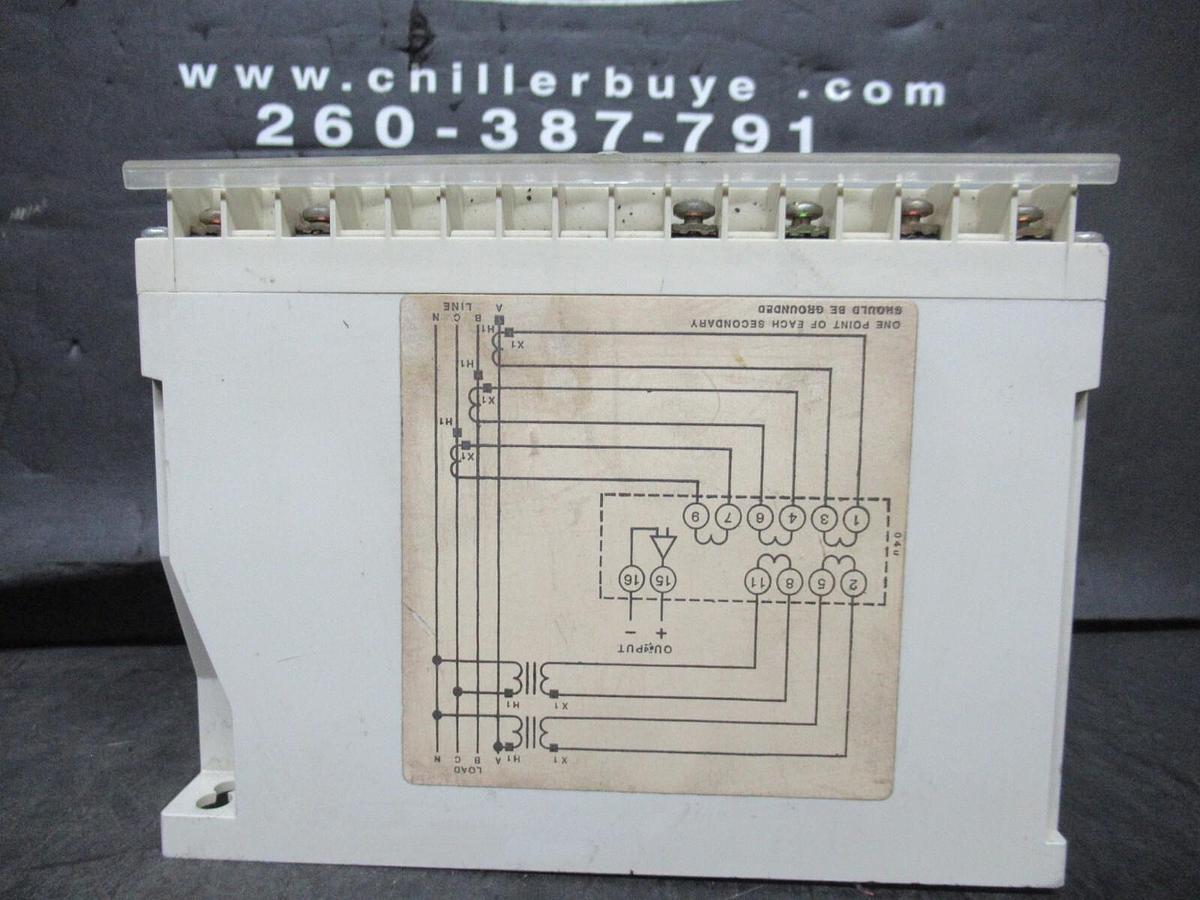 Used CROMPTON POWER TRANSDUCER 256-TWNU 120 VOLT 3.7 AMP 60 HZ **WARRANTY INCLUDED**