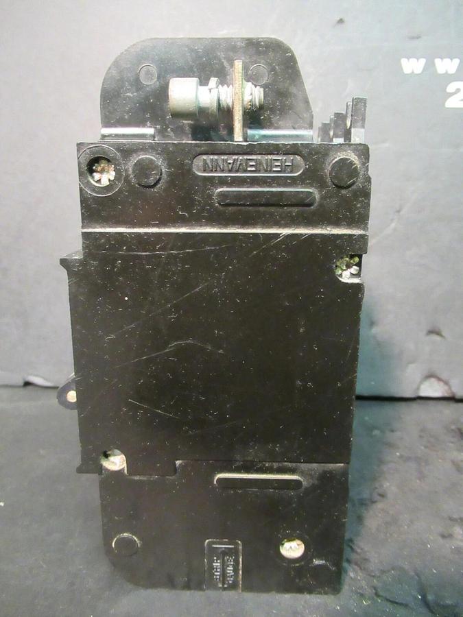 Used HEINEMANN AIRPAX CIRCUIT BREAKER CF3-Z33-25 63 AMP 600 VAC CF3-G8-AE