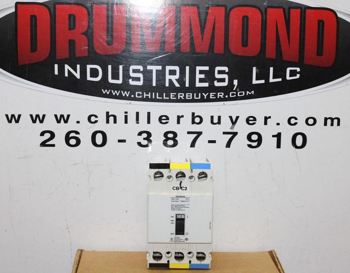 Used SIEMENS CQD CIRCUIT BREAKER CQD3100 100 AMP 3-POLE 480Y/277 VAC **WARRANTY**