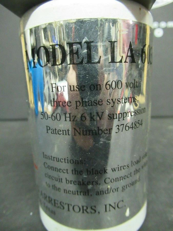 Used DELTA CAPACITOR LA-603 6 KV 3 PHASE 600 V 60 HZ **WARRANTY INCLUDED!**