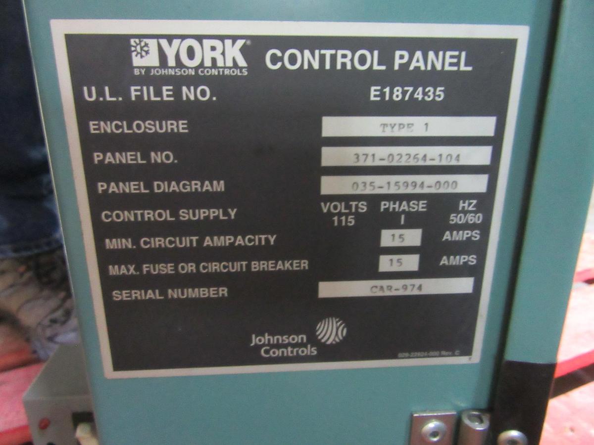 Used YORK 351 HP VARIABLE SPEED CHILLER DRIVE 371-02289-101 TM 351T B6-46B COMPLETE 460 V 380 A