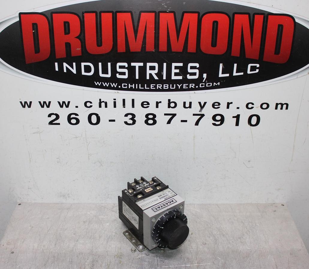 Used AGASTAT TIME DELAY RELAY 7014AE 120 VOLT 30-300 SECOND DELAY