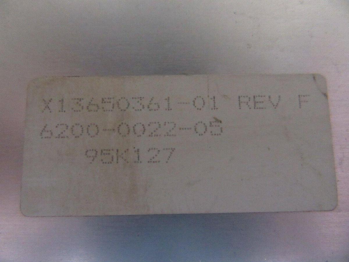 Used TRANE CHILLER CONTROL MODULE X13650361-01 REV. E W/ X13650361-01 REV. F
