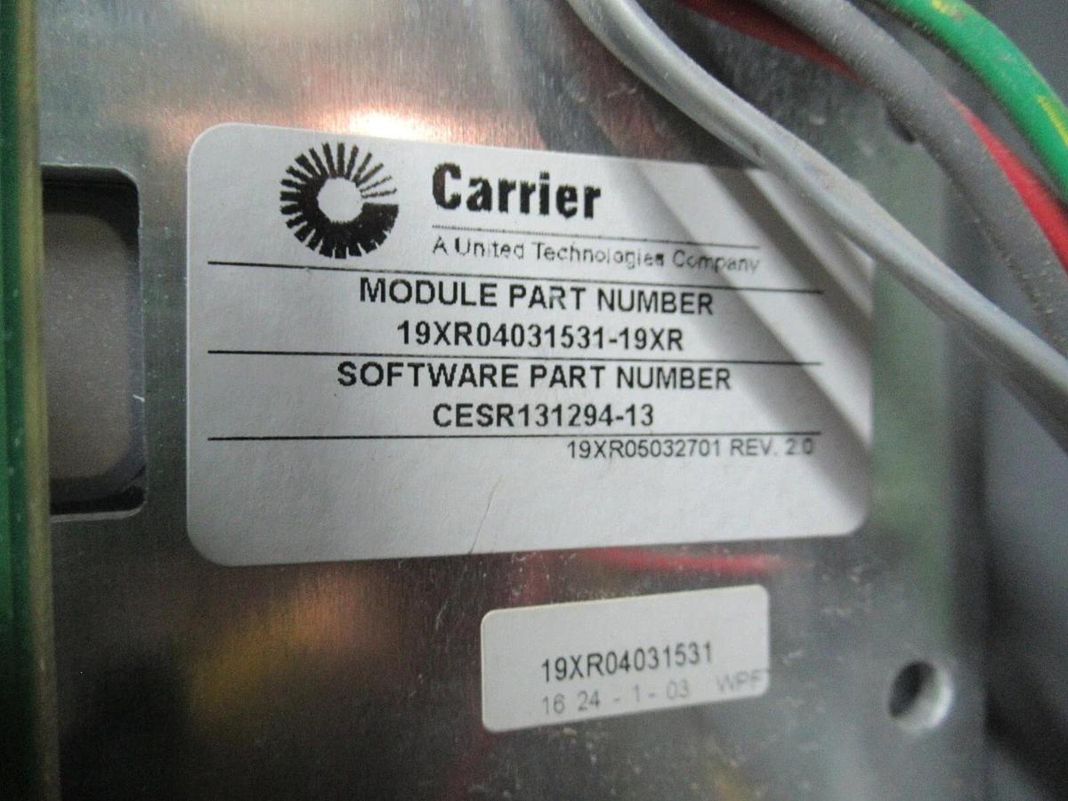 Used CARRIER CHILLER CONTROL INTERFACE PANEL 19XR-7070462DGS68 19XR04031531-19XR