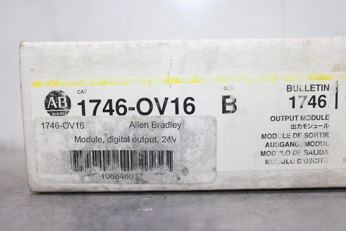 NIB ALLEN-BRADLEY SLC 500 PROGRAMMABLE OUTPUT CONTROL MODULE 1746-OV16