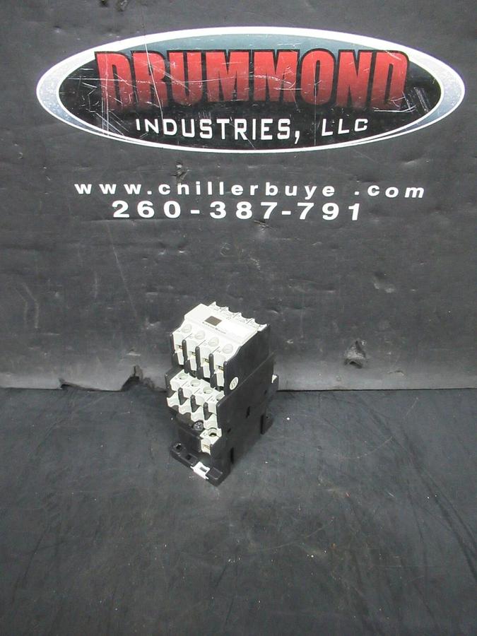 Used KLOCKNER-MOELLER CONTACTOR DIL-R-40 W/ 22-DIL 600 VAC 15 AMP COIL: 110/120 VOLT