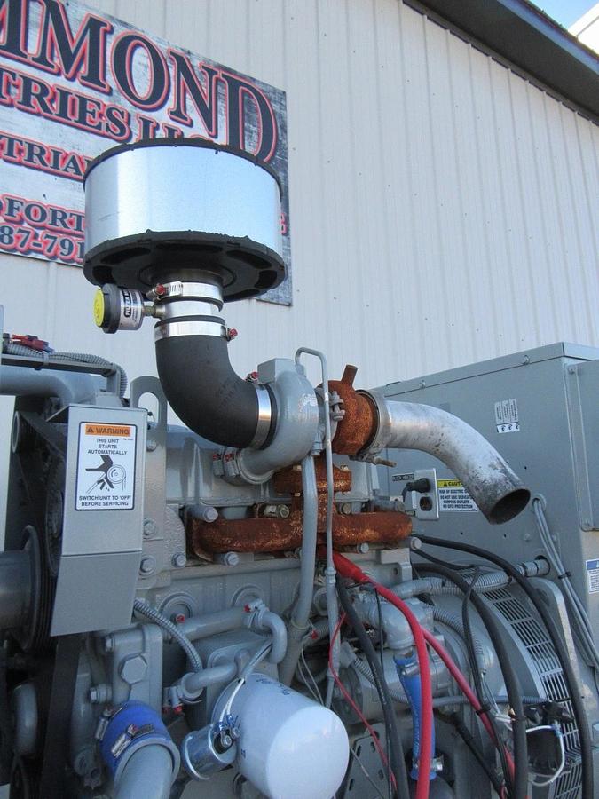 Used 30KW DIESEL GENERATOR MTU 120/240 VOLT 4024 JOHN DEERE 391 HRS SINGLE PH VIDEO
