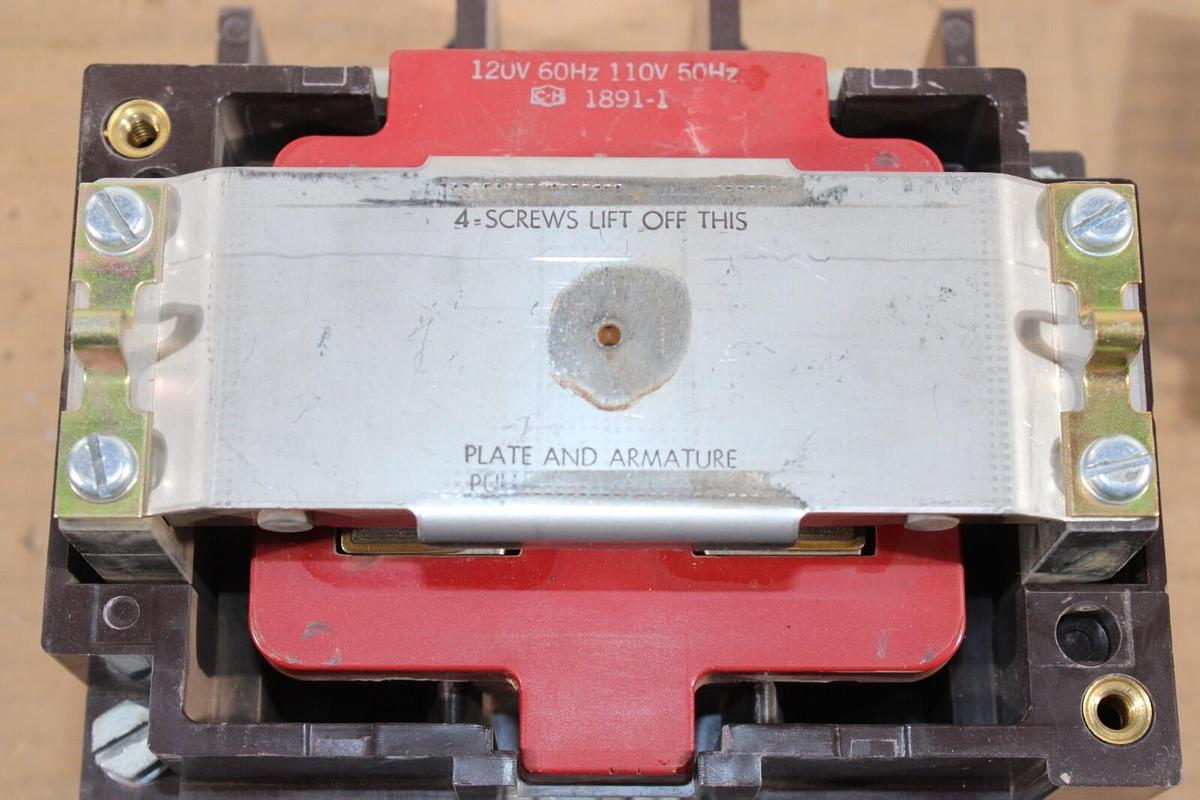 Used CUTLER HAMMER CONTACTOR C832KN9 200 AMP 600 VOLT 3-PHASE COIL: 120V **WARRANTY**