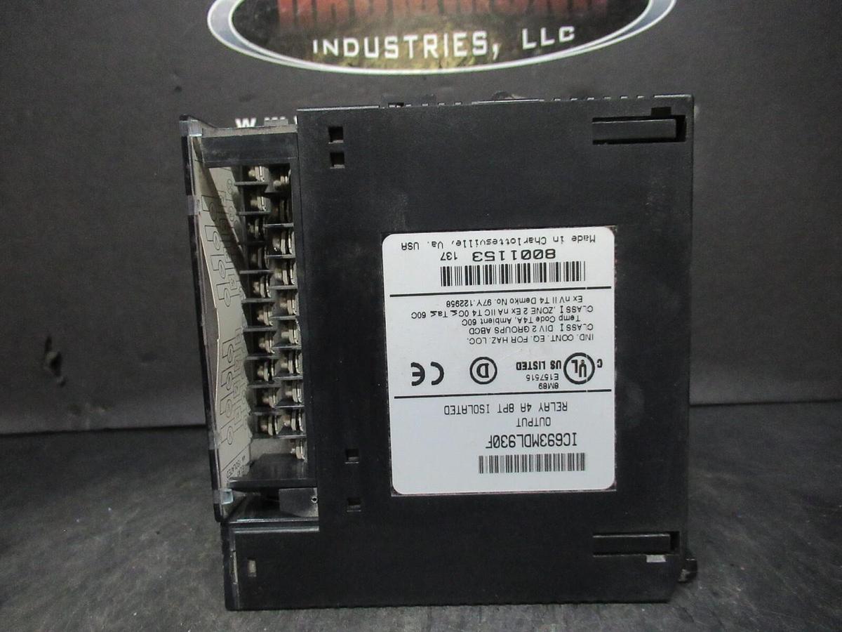 Used GE FANUC OUTPUT RELAY 4A 8PT MODULE IC693MDL930F **WARRANTY INCLUDED**