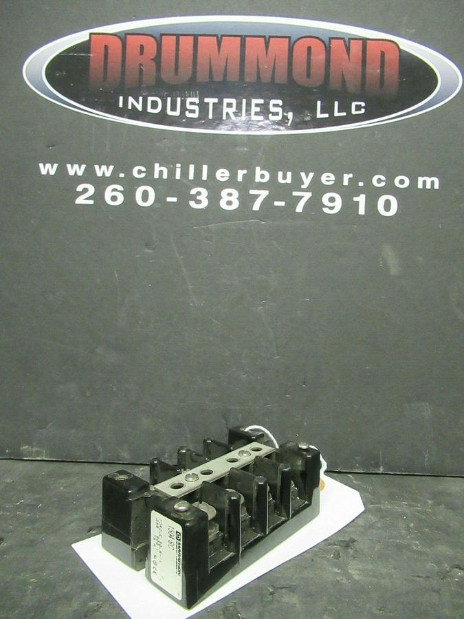 Used MARATHON FUSE HOLDER 1504 SC FOR 75 AMP 600 V FUSES **WARRANTY**