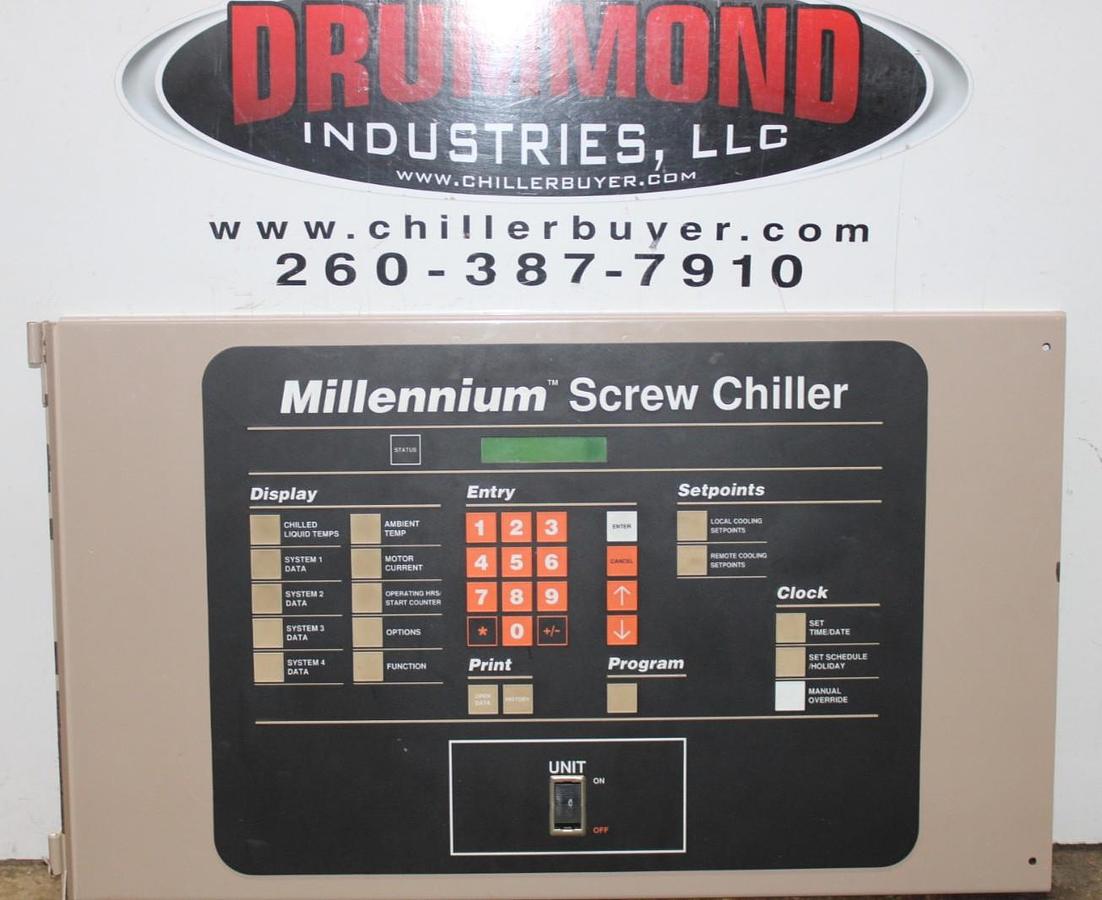 Used YORK MILLENNIUM SCREW CHILLER CONTROL PANEL YK-371-02723-101 024-309100-000