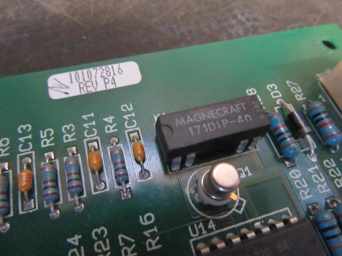 Used EXIDE SKANTEK INTERFACE CIRCUIT BOARD 101072816 REV P4 **WARRANTY INCLUDED**