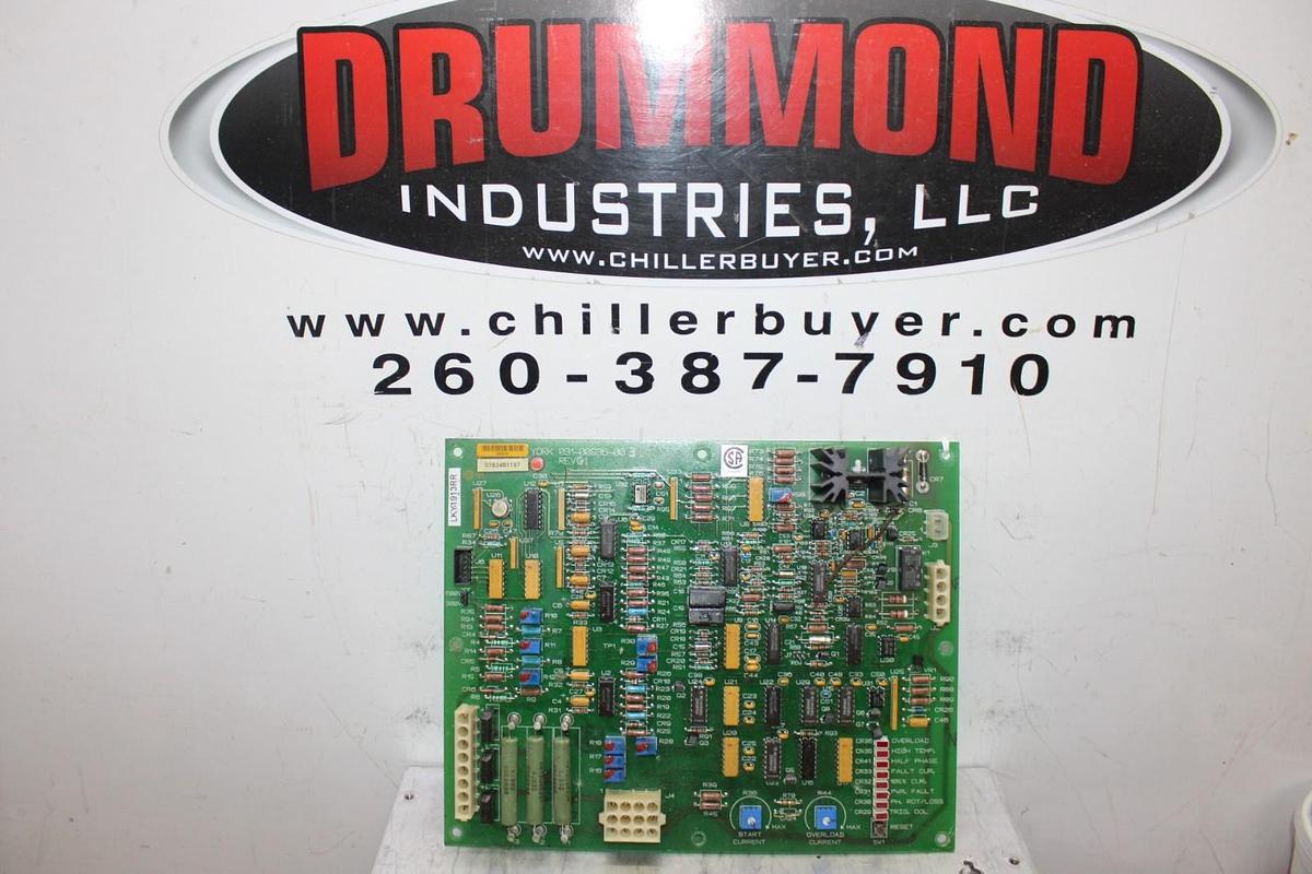 Used YORK CHILLER LOGIC CONTROL CIRCUIT BOARD 031-00936-003 REV. G1 **WARRANTY**