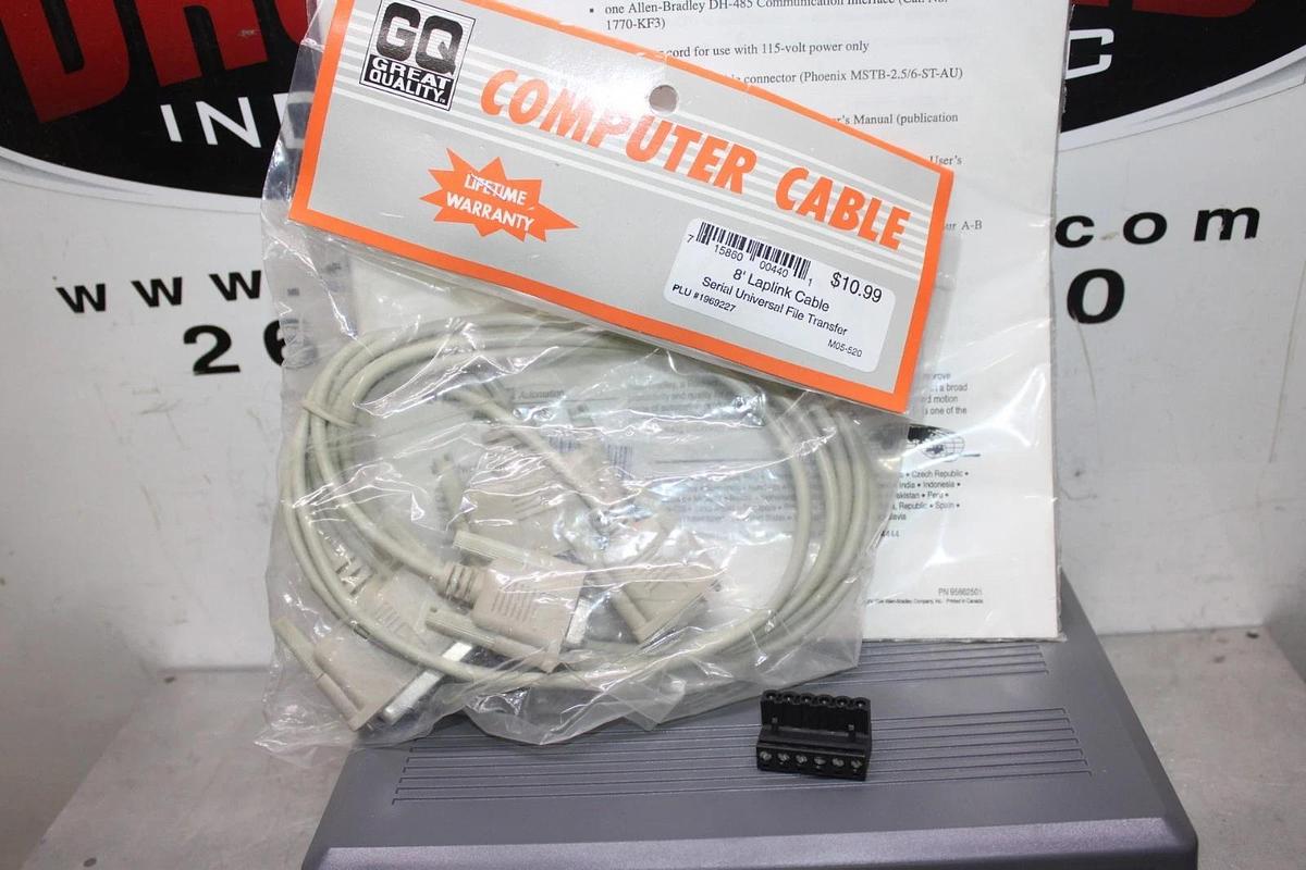 NIB ALLEN-BRADLEY DH-485 COMMUNICATION INTERFACE 1770-KF3 REV. A01 115/230V