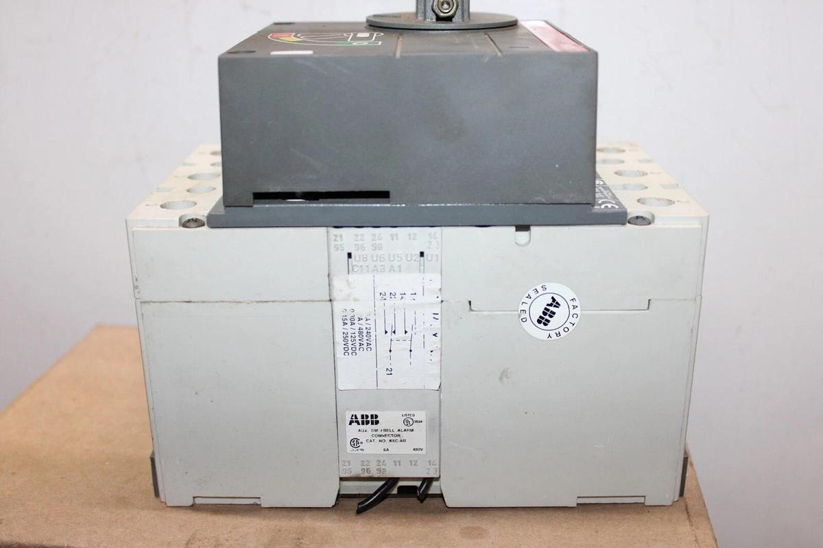 Used ABB MOLDED CASE SWITCH SACE S3 S3H 225 AMP 3-POLE 480 VOLT *WARRANTY*