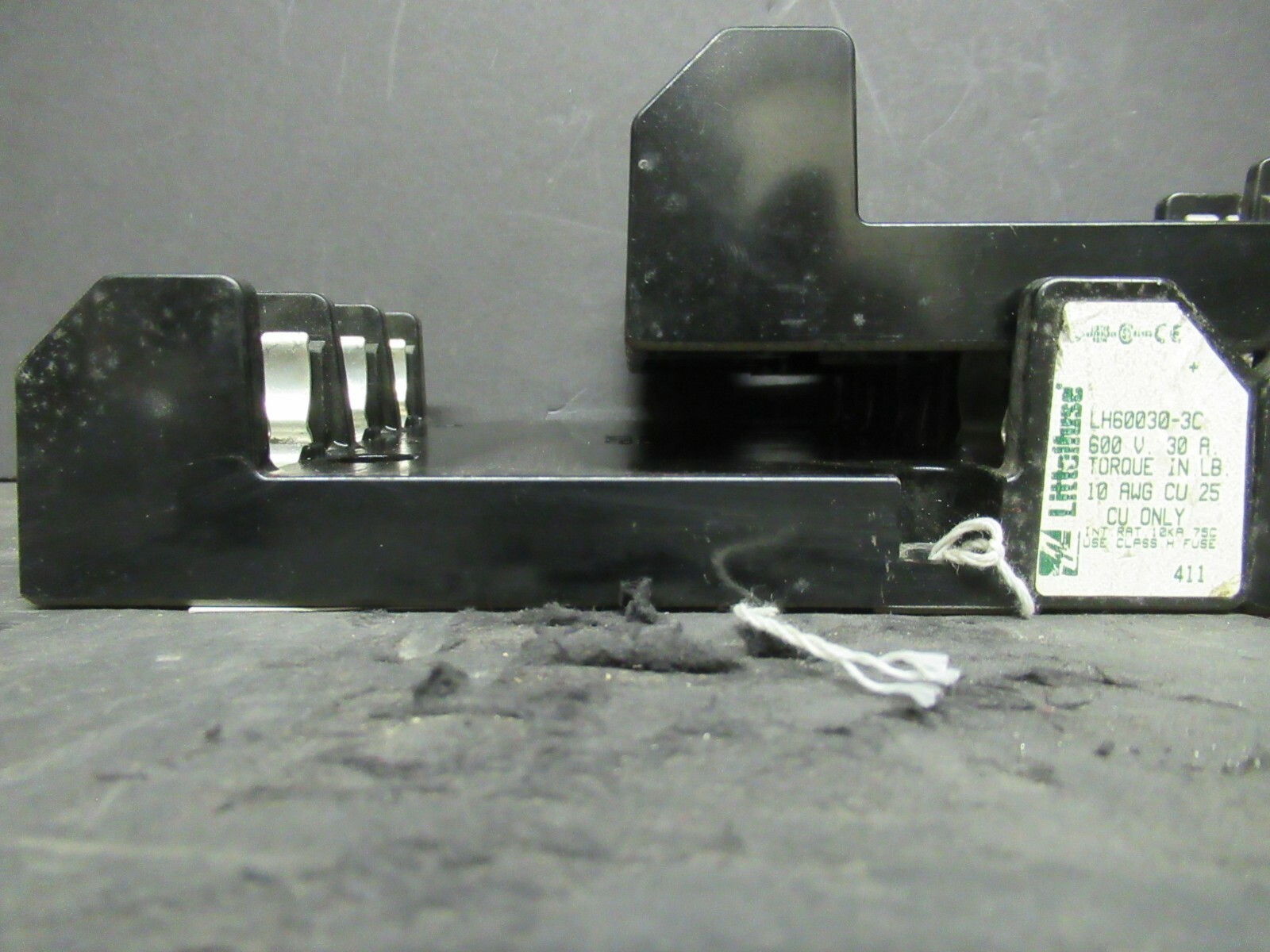 Used LOT OF 3 LITTELFUSE FUSE HOLDER LH60030-3C FOR 30 AMP 600 V *WARRANTY INCLUDED*