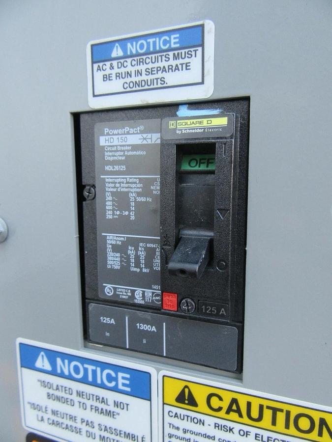 Used 30 KW GENERATOR MTU 4.3 NATURAL GAS LP PROPANE 120/240 VOLT 1 PH 35 KW 40KW 2015