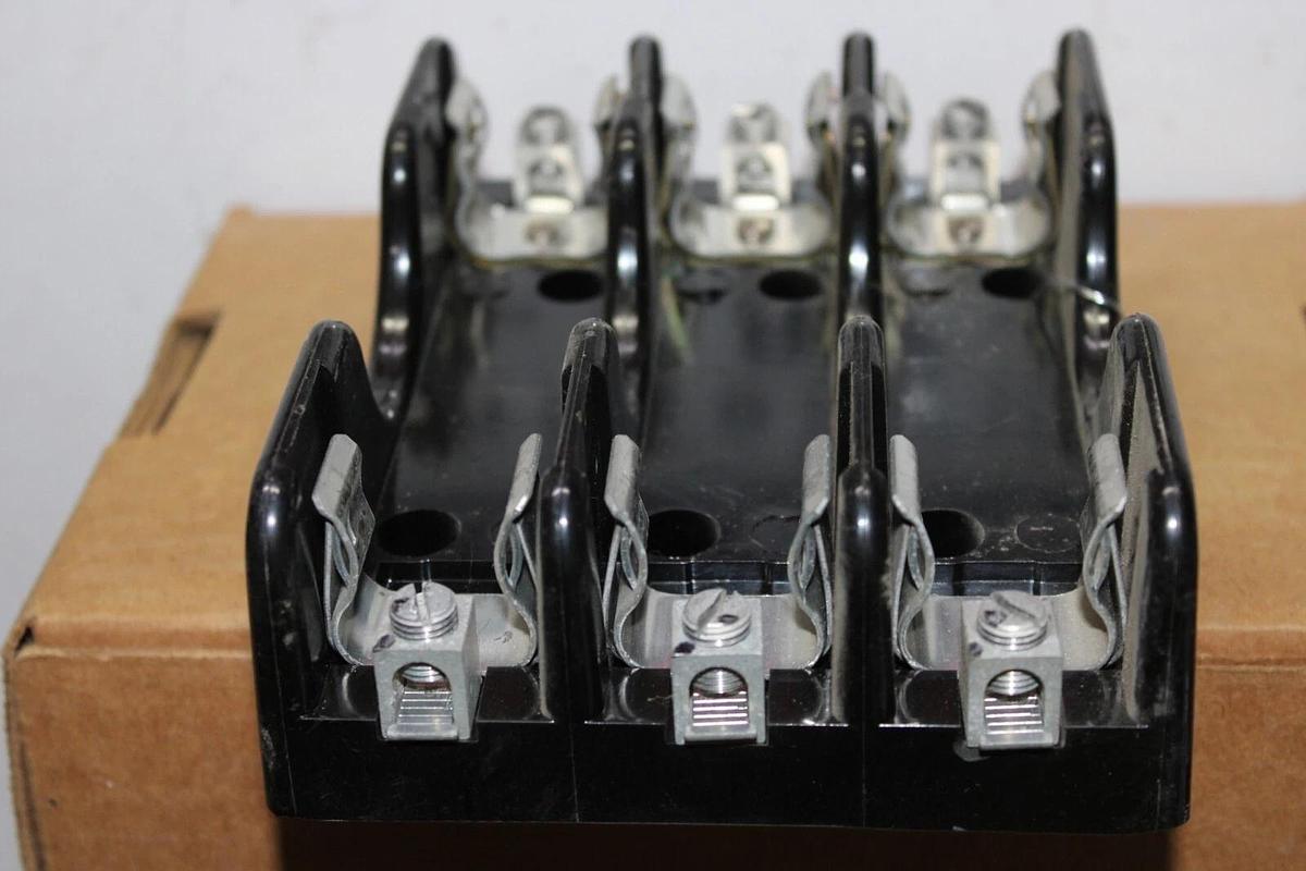 Used MARATHON FUSE LUG SET 6R60A3B 600 VOLT 60 AMP 3-POLE 3-PHASE **WARRANTY**