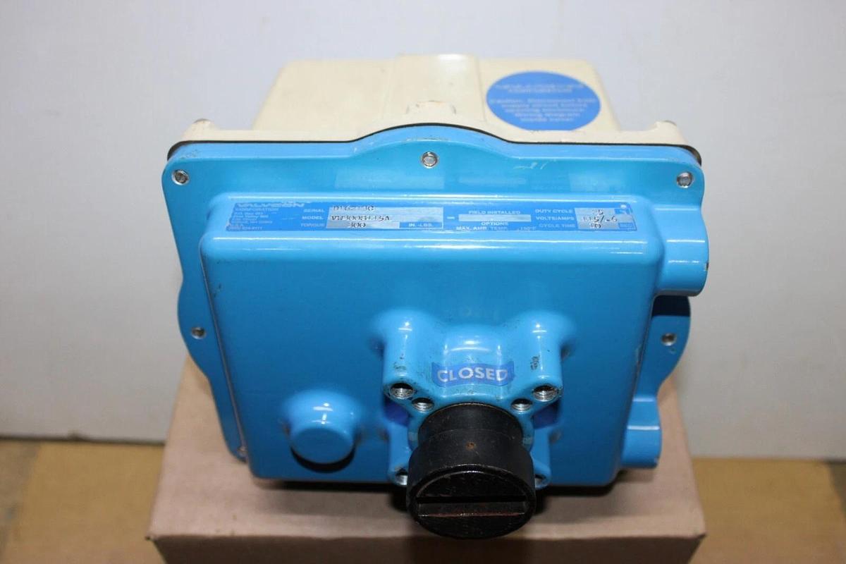 Used VALVCON ACTUATOR VW300S115A 300 IN-LBS 115 VAC 0.6 AMP 10 SEC CYCLE **WARRANTY**