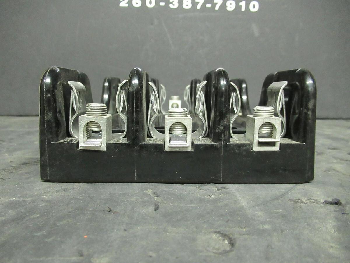 Used MARATHON FUSE HOLDER R6F60A3B 18 FOR 60 AMP 600 V CLASS H FUSES **WARRANTY**