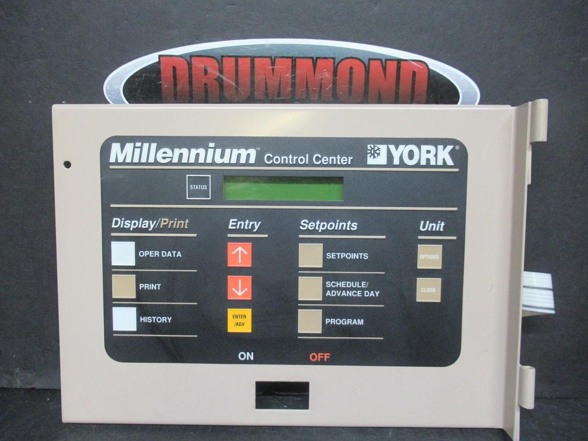 Used YORK MILLENNIUM CONTROL CENTER YK-371-02742-101 **WARRANTY INCLUDED**