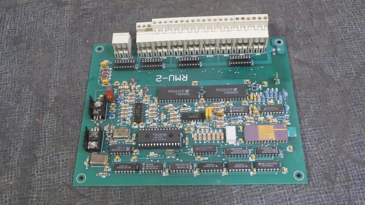 Used MONITORING TECH CORP COMM CIRCUIT BOARD FOR MS-2000 RMU-2 REMOTE MULTIPLEXOR