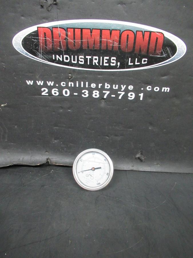 Used PRESSURE GAUGE 316L-SS 0-100 PSI **WARRANTY INCLUDED**
