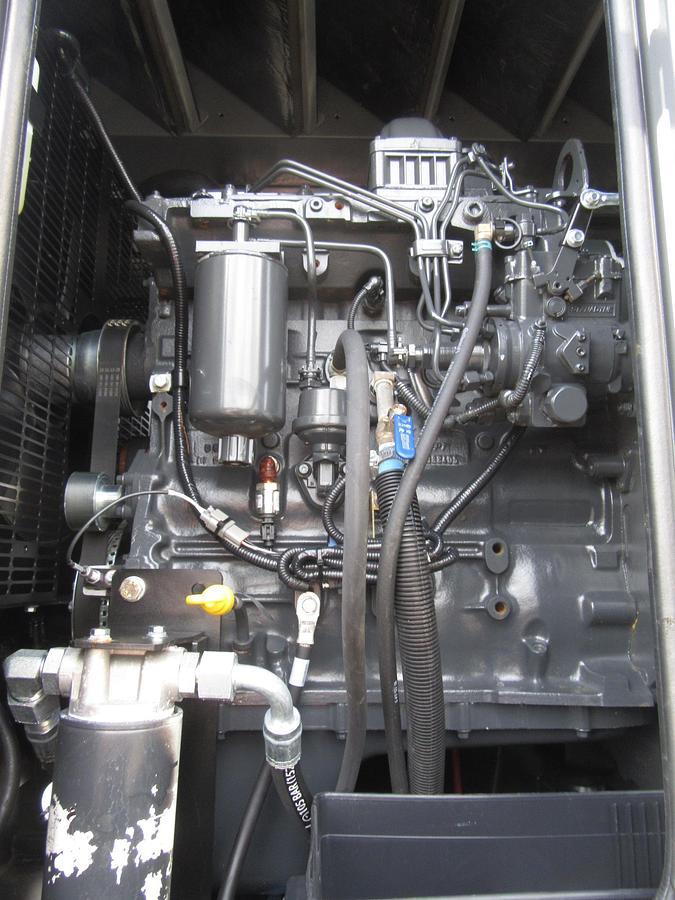 Used 50 KW DIESEL GENERATOR GENERAC 120/240V FPT BRAND NEW SOUND ENCLOSED VIDEO 50 KW