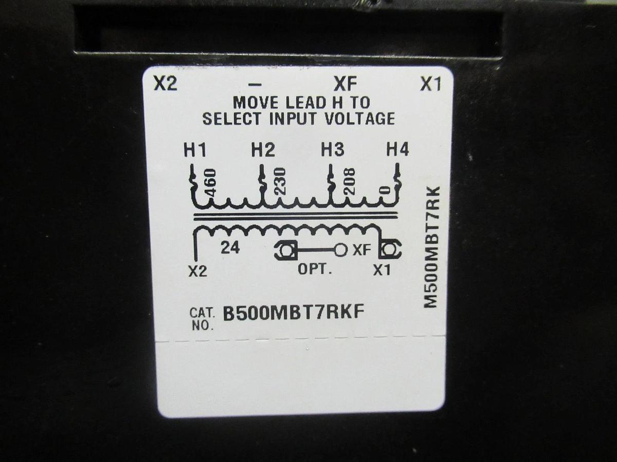 Used MICRON TRANSFORMER 500VA 50/60HZ B500MBT7RKF 460V **WARRANTY INCLUDED**