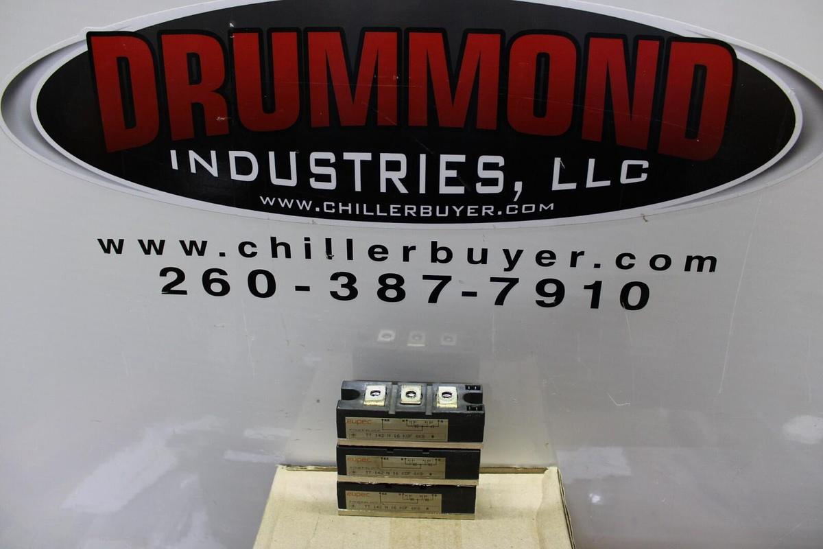 Used LOT OF 3 EUPEC IGBT POWERBLOCK TT142N16K0F 6K8 **WARRANTY INCLUDED**