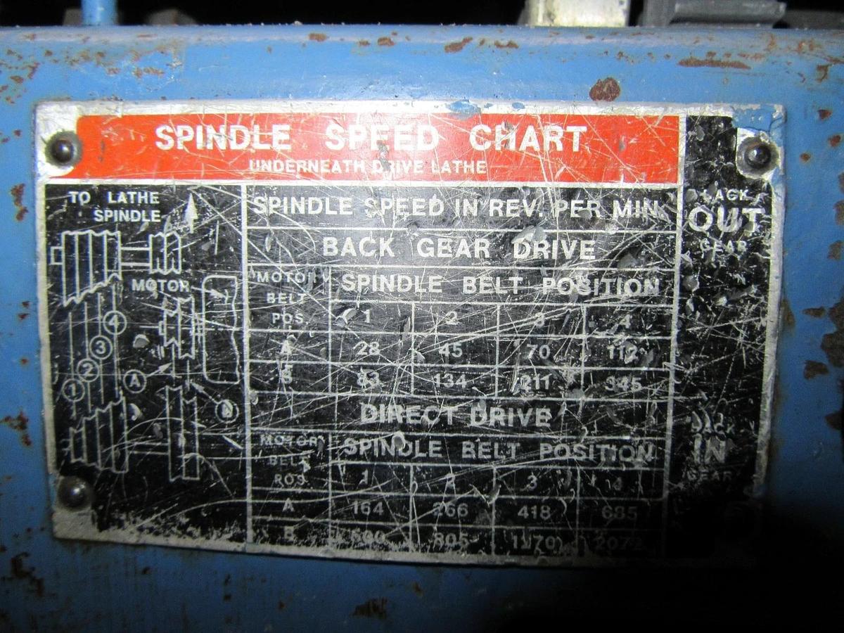 Used 3/4" THROUGH HOLE 8" SWING LATHE CUSTOM AIR FEED 6 JAW UNIVERSAL CHUCK 3/4 HP