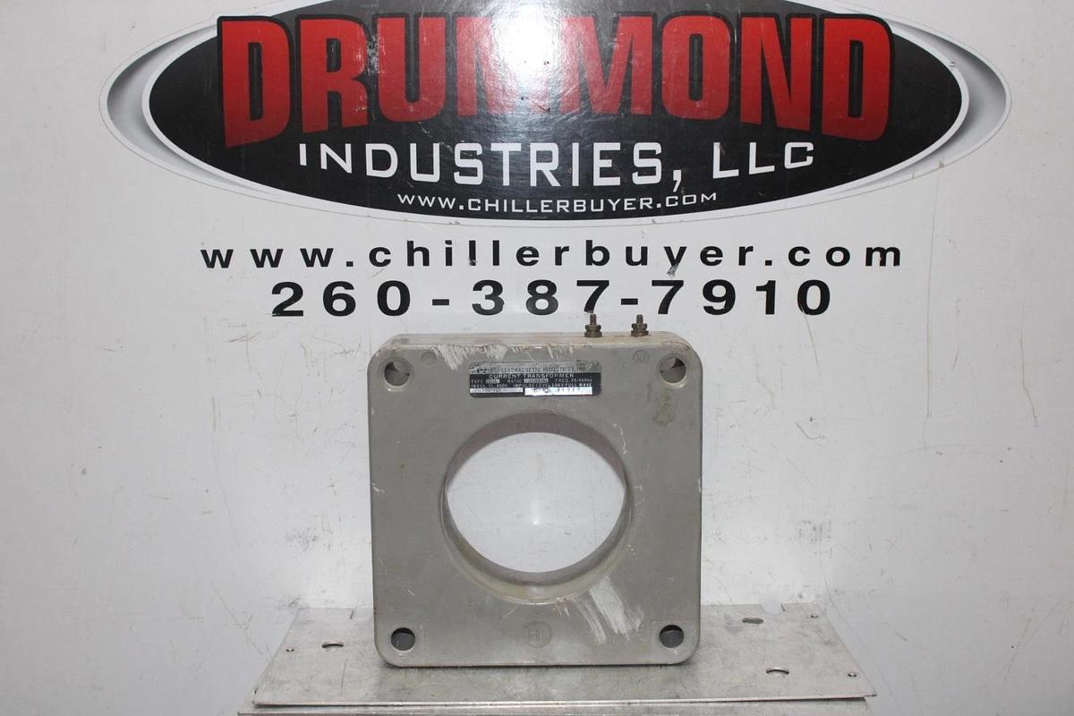 Used ELECTROMAGNETIC INDUSTRIES CURRENT TRANSFORMER 100-102 1000:5 25-400 HZ