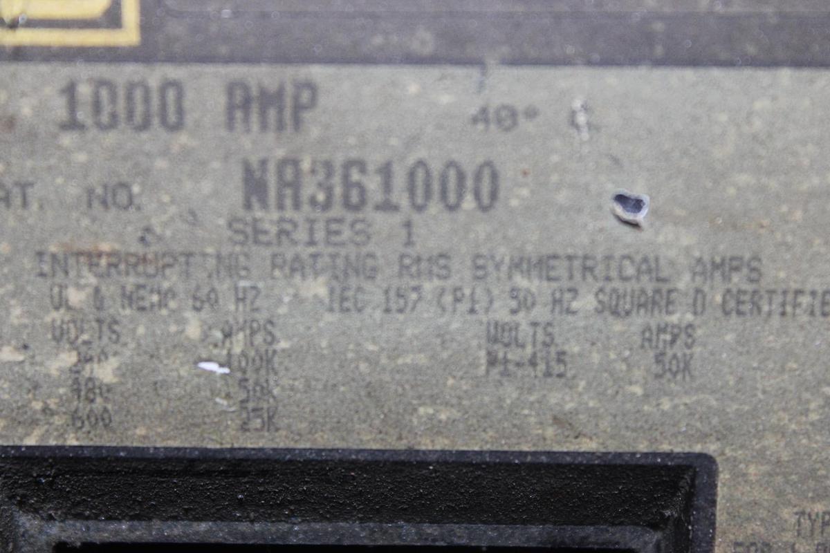 Used SQUARE D I-LINE CIRCUIT BREAKER IL34400 400 AMP 480 VAC 3-POLE