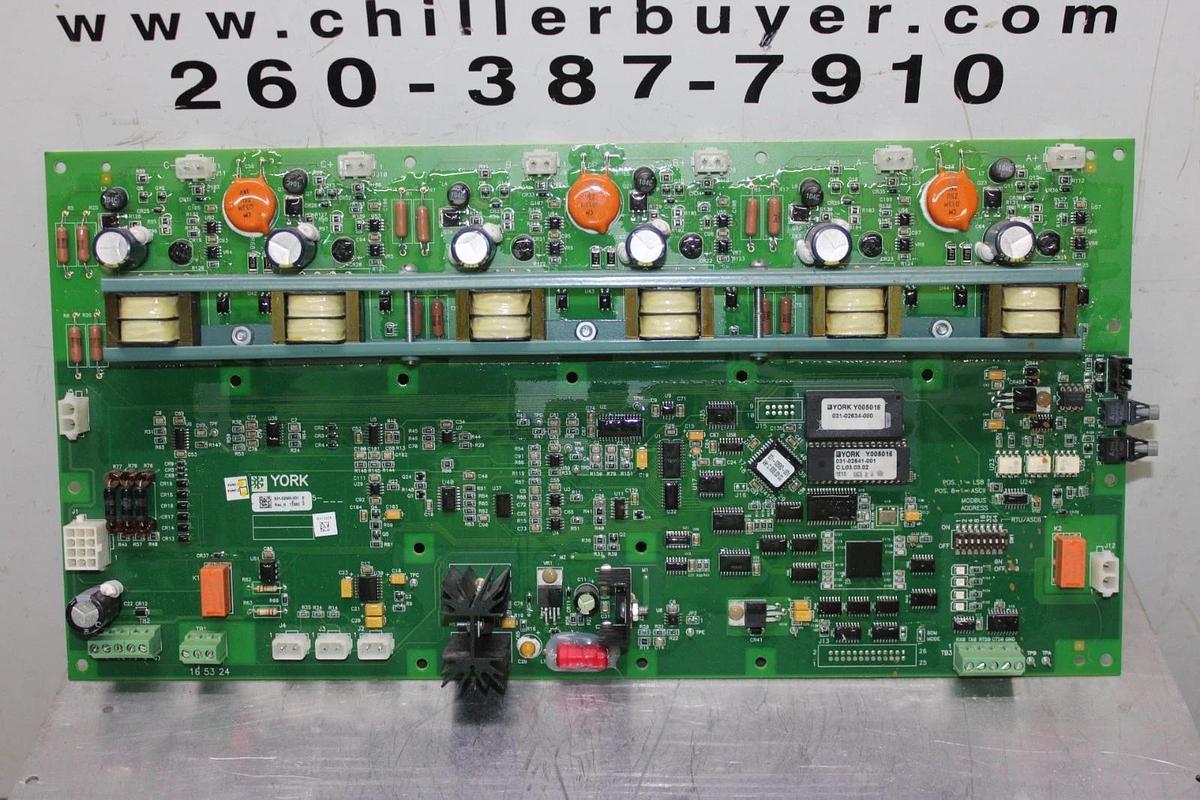 Used YORK CHILLER LOGIC CONTROL BOARD 031-02505-001 REV. H *WARRANTY*