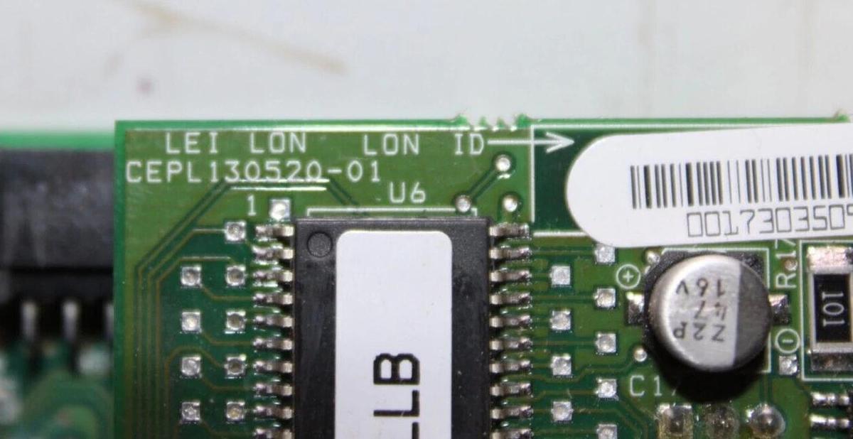 Used CARRIER HVAC MICROPROCESSOR BOARD CEPL130403-02-R W/ CEPL130520-01