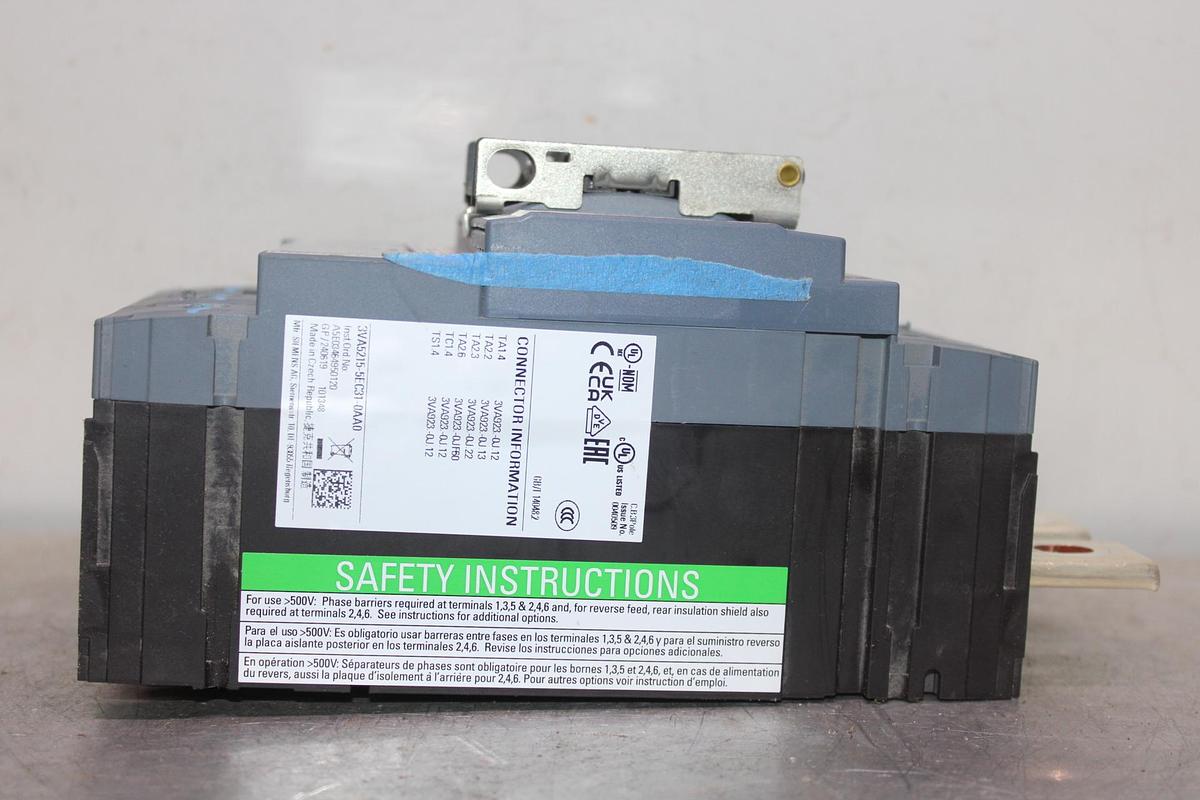 Used SQUARE D I-LINE CIRCUIT BREAKER MH36600 600 AMP 600 VAC 3-POLE