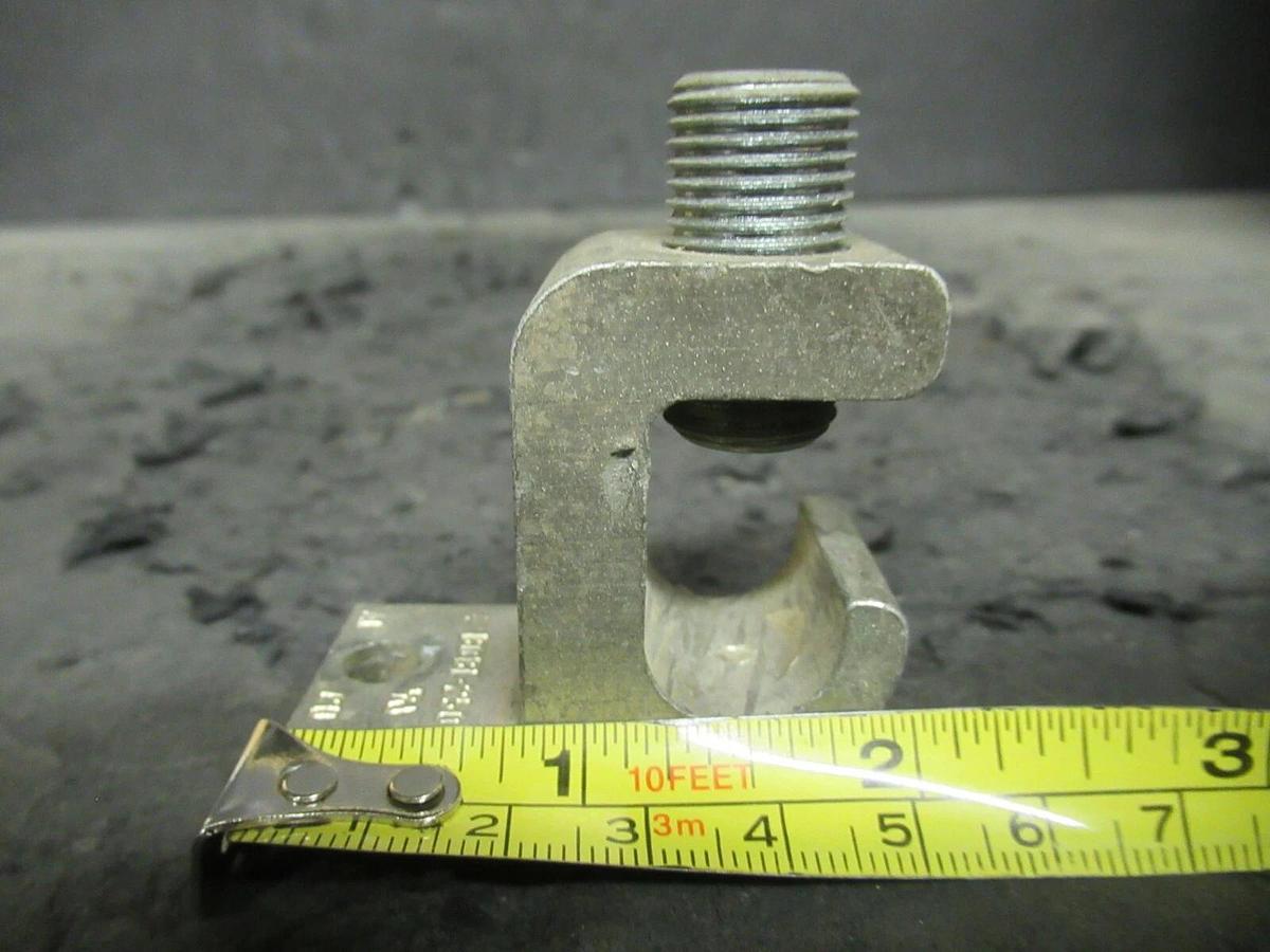 Used (2 QTY) BURNDY BGBL-250 1 BARREL MECHANICAL WIRE CONNECTOR LUG TAP #6 - 250KCMIL