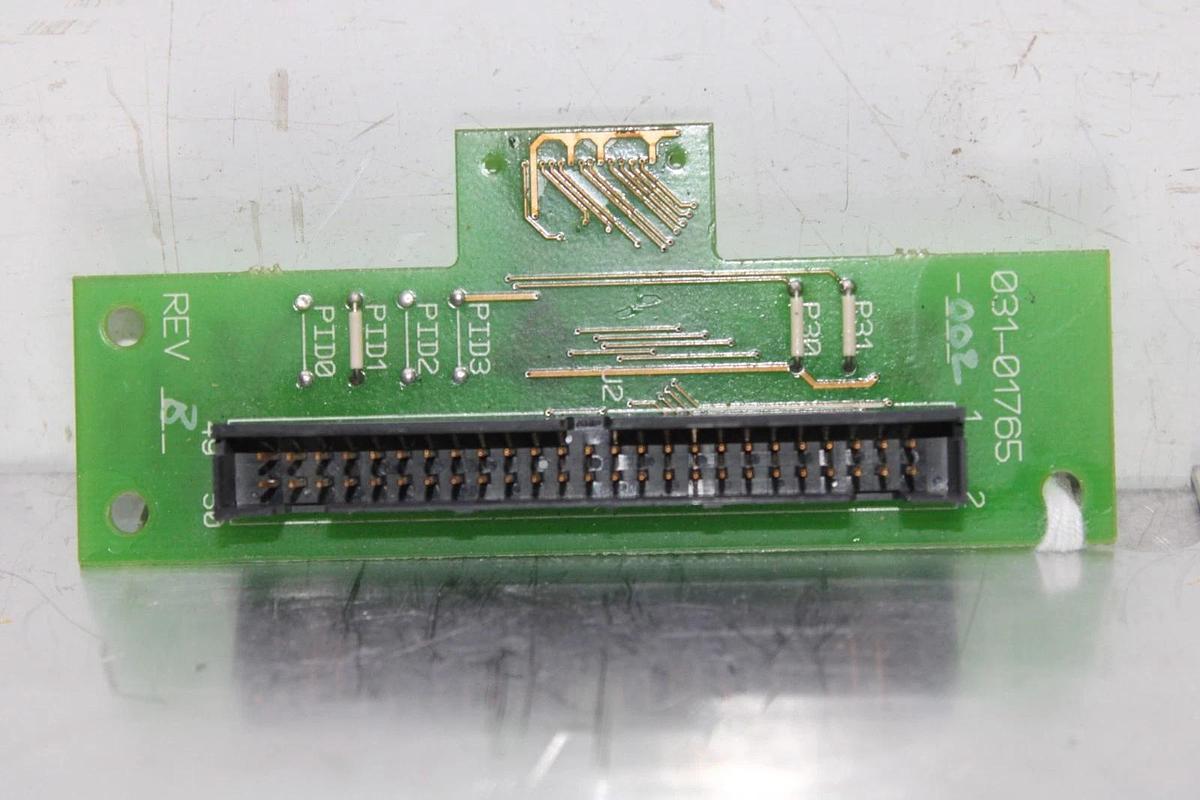 Used YORK CHILLER DISPLAY CONNECTION CIRCUIT BOARD 031-01765-002 REV. B 031-01765