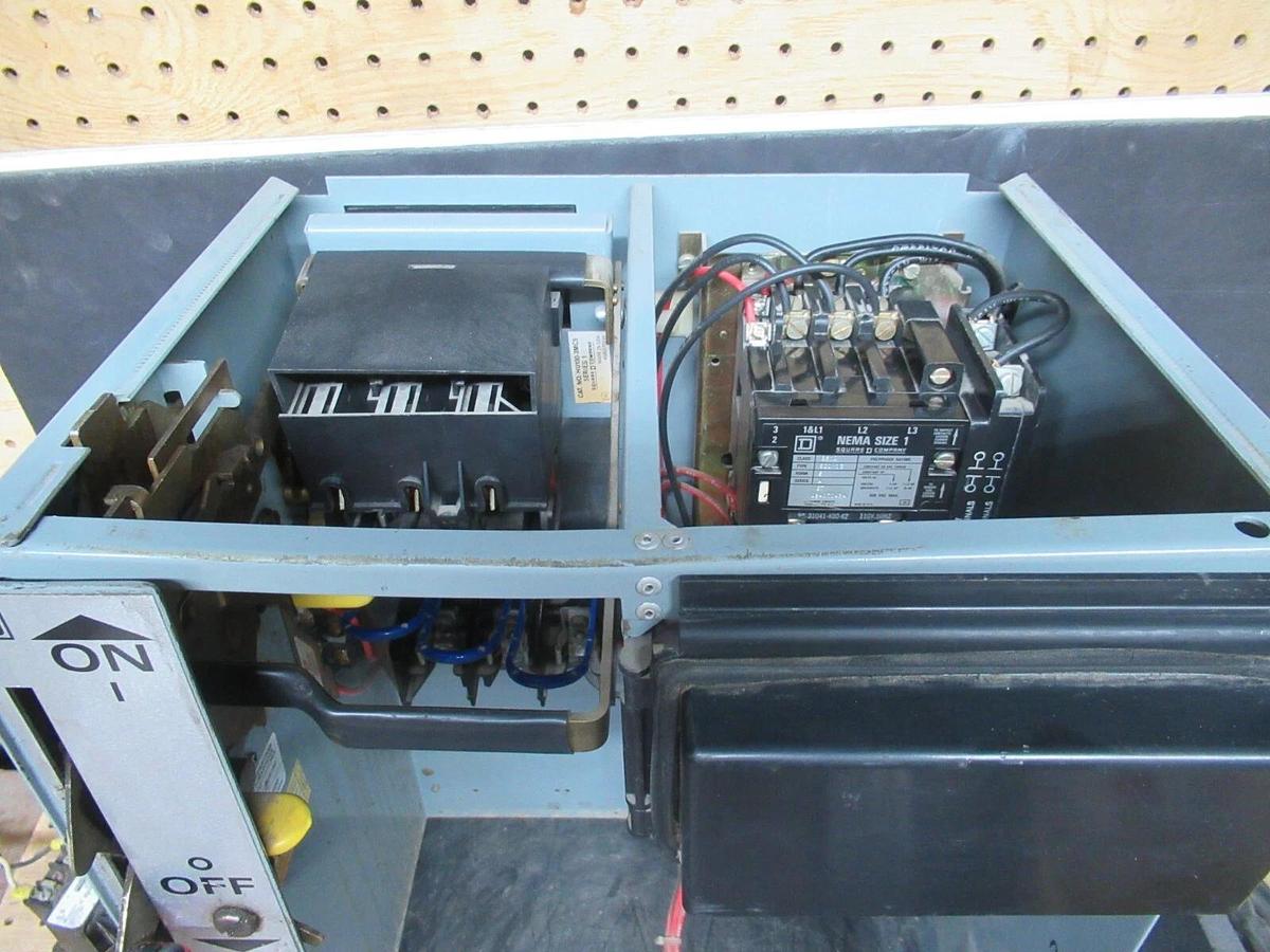 Used SQUARE D MCC MOTOR CONTROL STARTER 20" MODEL 5 W/ 8810SCO12 STARTER NEMA 1 10 HP