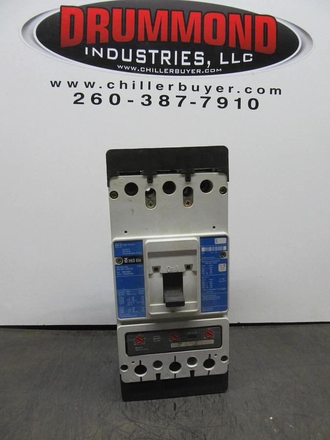 Used CUTLER HAMMER CIRCUIT BREAKER HKD3400F 600 VAC 400 AMP 3-POLE **WARRANTY**
