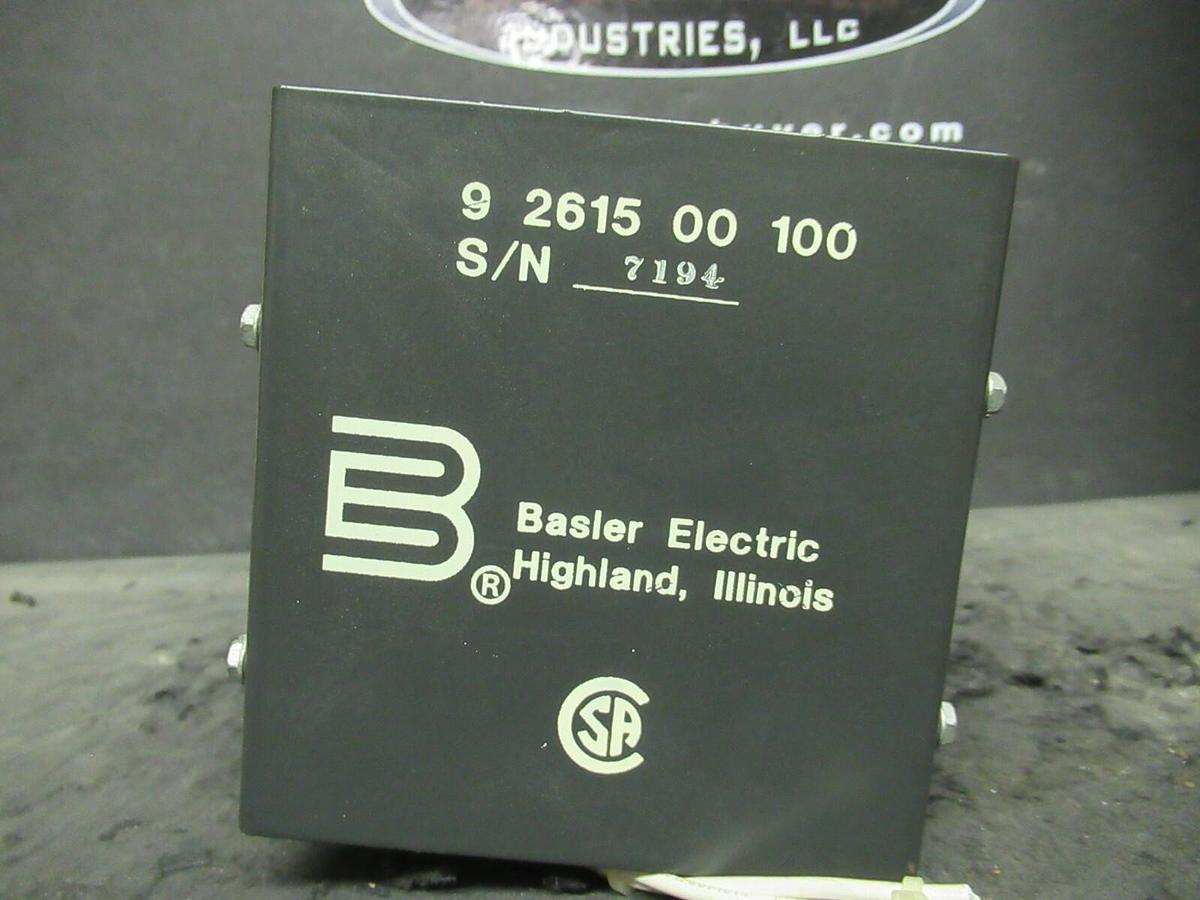Used BASLER ELECTRIC 9 2615 00 100 RADIO FREQUENCY INTERFACE FILTER RF CONTROLLER