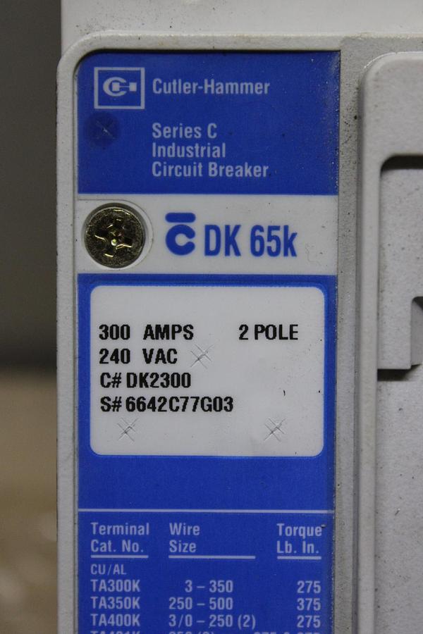 Used SQUARE D I-LINE CIRCUIT BREAKER FA36030 30 AMP 600 VOLT 3-POLE