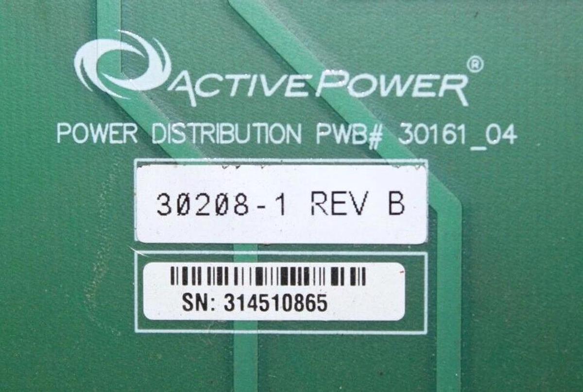 Used ACTIVE POWER POWER DISTRIBUTION BOARD 30208-1 REV. B 30161_04